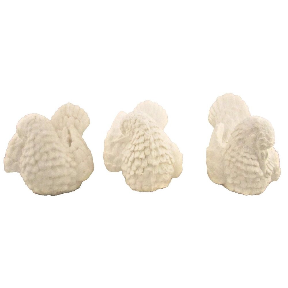 Vintage A. Santini White Carved Alabaster Doves Lovebirds Peace ~ Italy  ~3pc.
